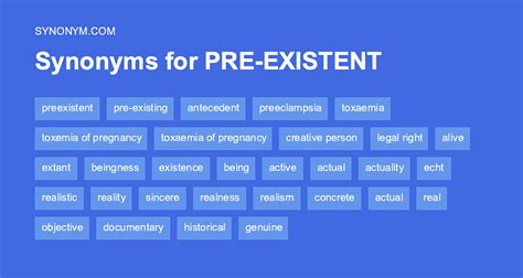 pre-written synonym|another word for pre.